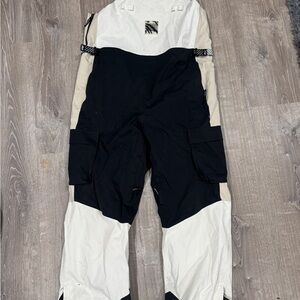 Men's Black and White Pants